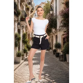 Mayo Chic Bluebell short barbi/öves fekete