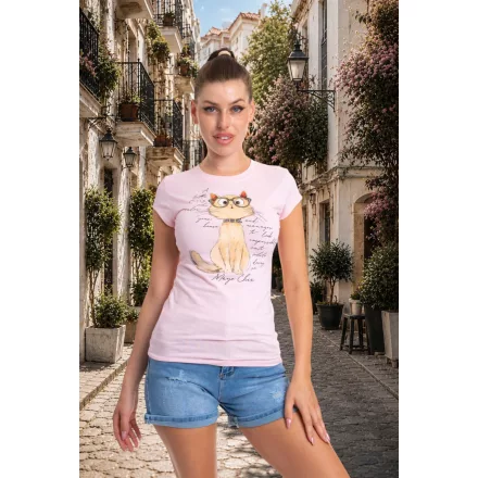 Mayo Chix Light póló r.u. sport pamut/ csilis cica matrica púder