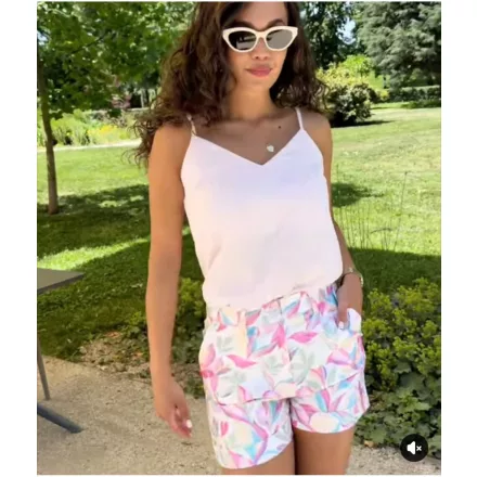 Blue Nature Bona short mintás farmer színes