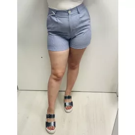 Blue Nature Bona short csíkos vászon sötétebb kék