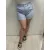 Blue Nature Bona short csíkos vászon világosabb kék