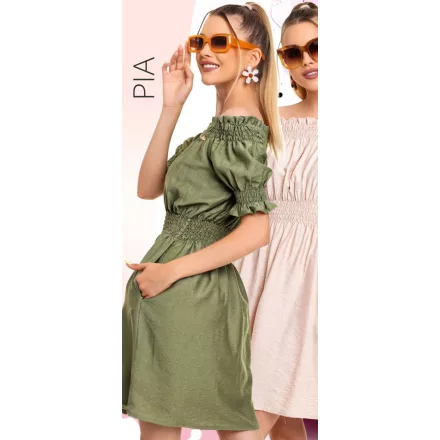Mayo Chix Pia ruha krepp khaki