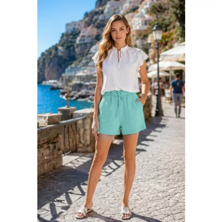 Mayo Chix Ready short krepp türkiz