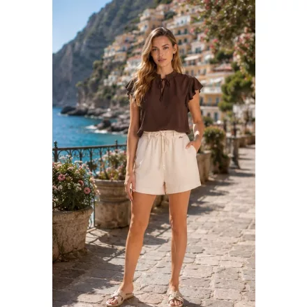 Mayo Chix Ready short krepp világosbézs