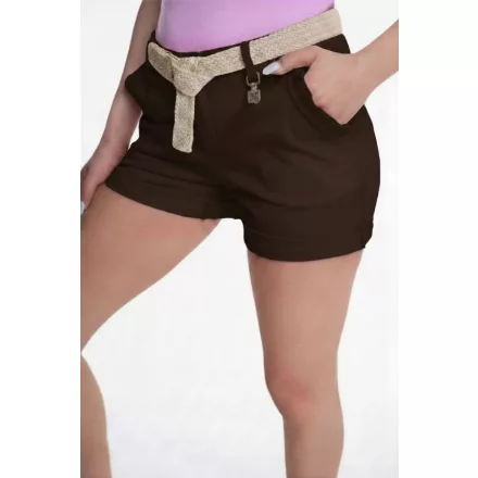 Mayo Chix Escalade short selyem punto/öves sötétbarna
