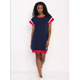 Amnesia Kitta ruha navy/piros/ekrü