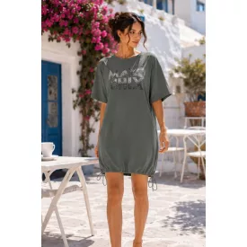 Mayo Chix Moody ruha modal viscose/nagy csili khaki