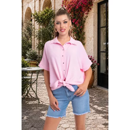 Mayo Chix Felicia blúz krepp rózsaszín