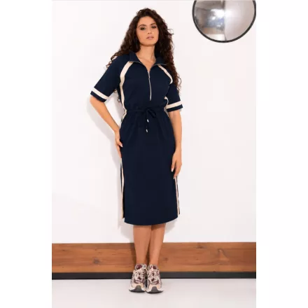 Amnesia Pelag ruha navy/bézs