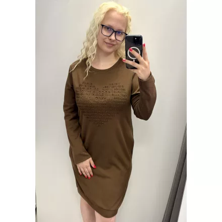 Mayo CHix Pirinas ruha h.u. pianka/3D Love sötétbarna