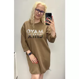 Mayo Chix Moody ruha h.u. modal viscose/nagy csili barna