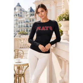 Mayo Chix Light póló h.u. sport pamut/flottir fekete