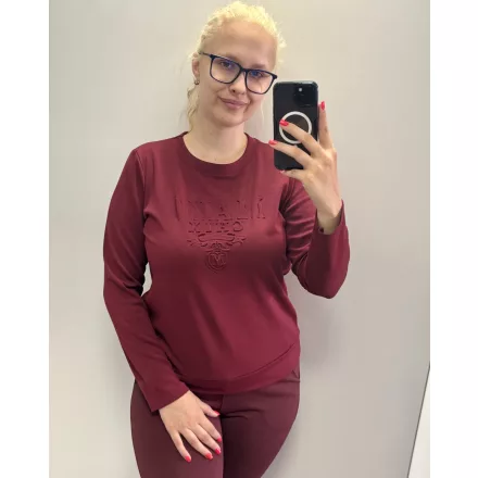 Mayo CHix Pilar póló h.u. pianka/3D címeres burgundi
