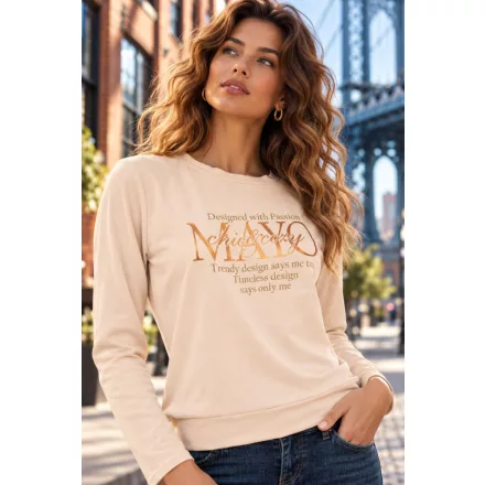 Mayo CHix Pilar póló h.u. modal viscose/ matrica designed with passion bézs