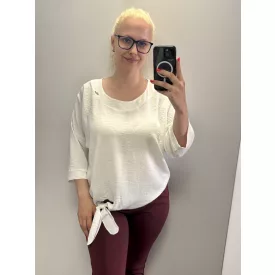 Mayo CHix Netty blúz krepp fehér