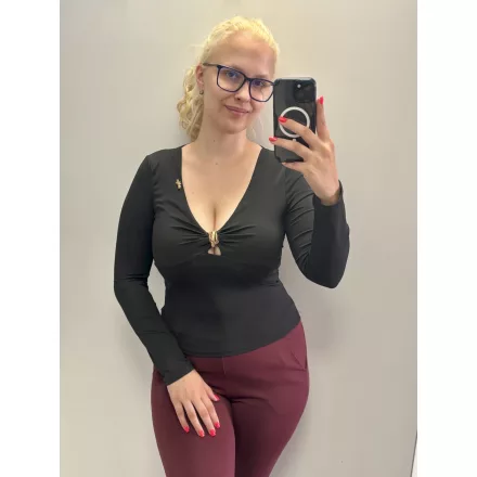 Mayo CHix Daniella póló polyamid fekete