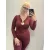 Mayo CHix Rony póló polyamid burgundi