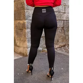 Rensix leggings húzott fenekú gumi logós fekete 2026